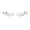 thumbnail image 2 of Gafas de sol HUOGUO Fashion Irregular Cat Eye UV400 para hombre y mujer, 2 of 2