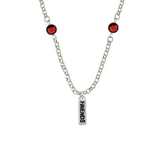 Friends Red Crystal Fiona Necklace