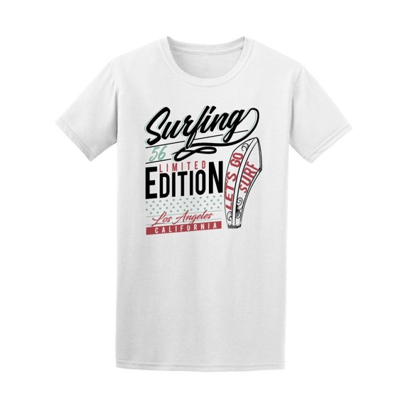 Surfing Limited Los Angeles Ca Tee Men's -Image by Shutterstock