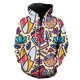 thumbnail image 1 of Sudadera con capucha y cremallera estilo hawaiano de isla tropical para hombre, con estampado 3D, informal, de manga larga, unisex, a la moda, gran oferta 2024, 1 of 6