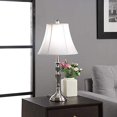thumbnail image 2 of 24.5" In Serge Satin Nickel Metal Table Lamp, 2 of 2