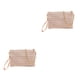 thumbnail image 2 of Minnieouse Bolso De Paja Clásico Cartera De Moda Y Conveniente Bolso Bandolera Bolso De Hombro Monedero De Moda Blanco Cremoso Blanco crema 2Conjunto, 2 of 6