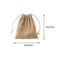 thumbnail image 2 of YOBOLK Closet Organizers And Storage Corduroy Storage Bag With Drawstring Strap Pocket Makeup Bag For Women Large Capacity Coin Bag Storage Bags Clearance, 2 of 5