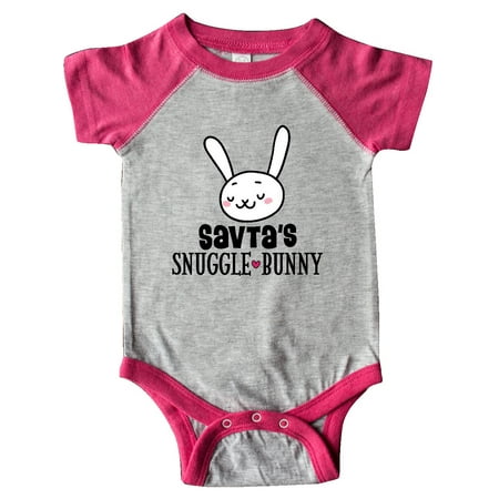

Inktastic Savta Snuggle Bunny Grandchild Gift Gift Baby Boy or Baby Girl Bodysuit