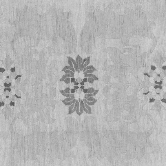 Ahgly Company Indoor Square Abstract Gray Modern Area Rugs, 8' Square