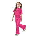 thumbnail image 2 of XIYON Girls Clothes Bow Print Short Sleeve Top and Flared Pants 2 Piece Outfit Set for Kids, 2 of 4