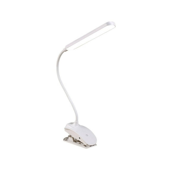 LED Clip on Book Lights with Mute Hose Adjustable Eye Caring Anti-blue Book-Light for Desk Bed Headboard Computers