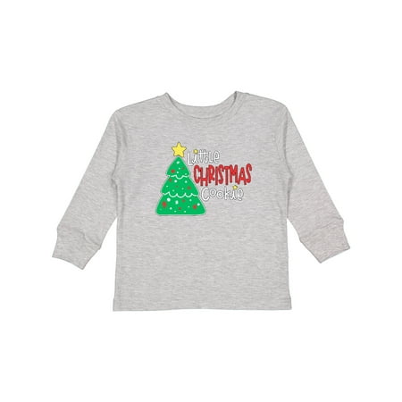 

Inktastic Little Christmas Cookie Design with Christmas Tree Gift Toddler Boy or Toddler Girl Long Sleeve T-Shirt