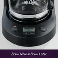 Mr. Coffee Programmable Drip Coffee Maker 5-cup Black Mr. Coffee 5-Cup Small Drip Coffee Maker with Water Reservoir