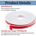 thumbnail image 4 of TPE Self-Adhesive Flexible Molding Trim Ceiling Molding Wall Trim for Furniture White 18.5mm about 5m/roll, 4 of 6
