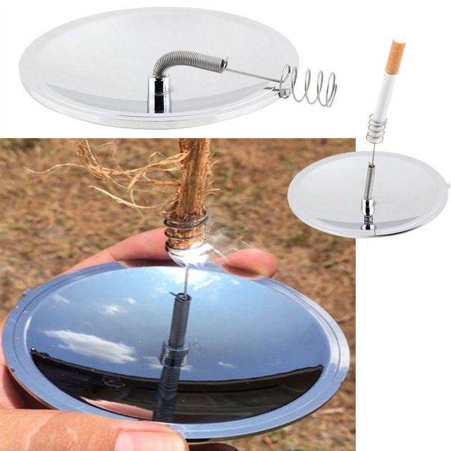 BKER Allumage de Survie d'Urgence en Plein Air Solaire pour Camping et Randonnée