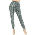 thumbnail image 2 of World of Leggings Buttery Soft Snow Leopard Joggers - Large, 2 of 2