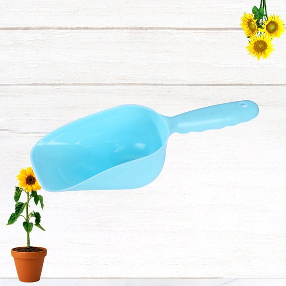 Soimiss Blue Plastic Pet Food Scoop Durable PP Material Easy to Clean for Dog Cat