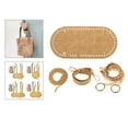 thumbnail image 3 of BELOVING 5 Pcs/Ensemble Sac en Cuir PU Crochet Base Inférieure Sangle à Cordon Sac DIY 12x25cm, 3 of 10