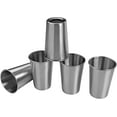 thumbnail image 2 of Stainless Steel Cups 18 oz Unbreakable and Reusable Drinking Cups Eco-Friendly Healthy Tumbler Set for Milk Juice and Water Dishwasher Safe (10 Pcs), 2 of 8