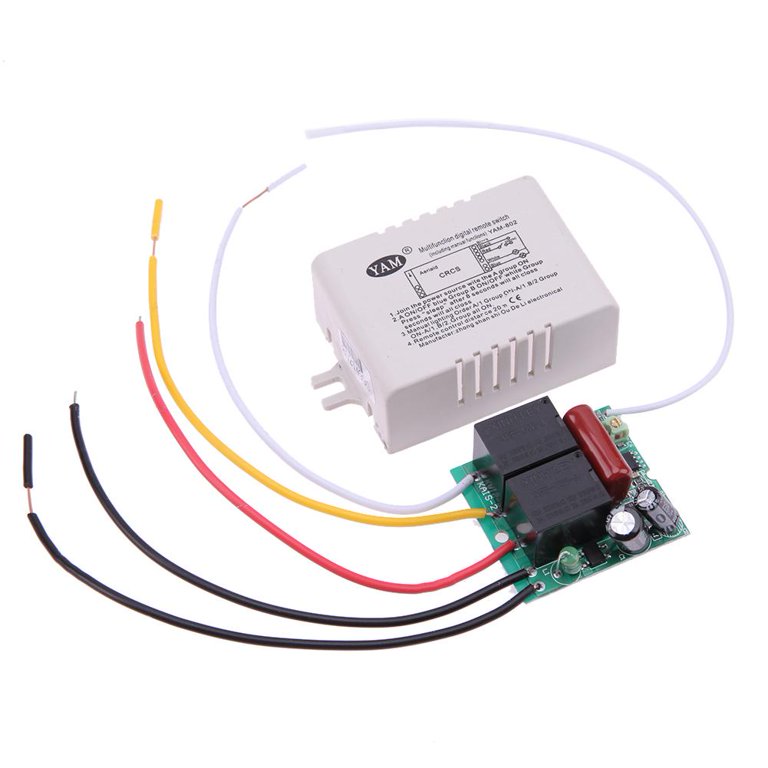 180V-240V ON OFF 1/2/3 Ways Lamp Remote Control Switch Receiver Transmitter  Light Controller Home Replacements Parts