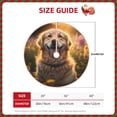 thumbnail image 2 of Sikiie Sunset Daisy Dog Nativity Christmas Tree Skirt, Jesus Christian Winter Holiday Tree Mat Decoration(30-48IN)48", 2 of 6