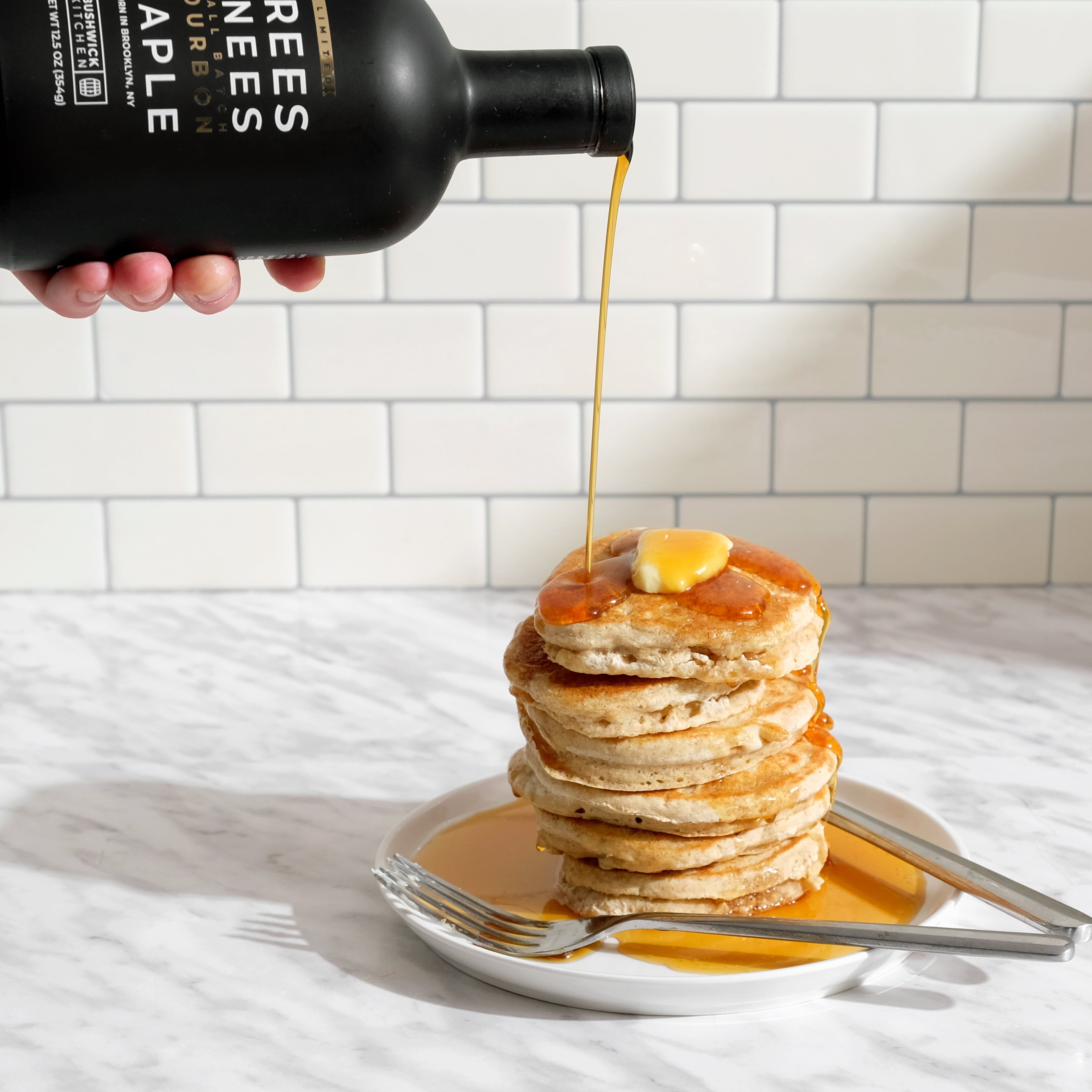 Bushwick Kitchen Oat Milk Pancake and Waffle Mix, Cinnamon Oat, 20 oz