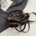 thumbnail image 4 of Bolso Hombro para Mujer Con Correa Ajustable Bolso Cruzado Cuero PU para El (café), 4 of 8