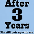 thumbnail image 3 of CafePress - 3Rd Anniversary Funny Quote Light T Shirt - Light T-Shirt - CP, 3 of 4