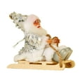 thumbnail image 3 of Figura de trineo de Papá Noel, estatua festiva de muñeca de Papá Noel, figura de esquí de Papá Noel para el hogar, fiesta, interior, mesa, escritorio Estilo I CUTICAT figuras de papá noel, 3 of 8