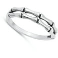 thumbnail image 4 of Double Bones Mortality Wholesale Ring .925 Sterling Silver Band Jewelry Female Male Unisex Size 9, 4 of 4