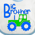 thumbnail image 4 of Inktastic Big Brother Tractor Boys Baby Bib, 4 of 4