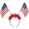 Old Glory Fourth of July American Flag Head Bopper Accessory, Plastic, 10" x 10"
