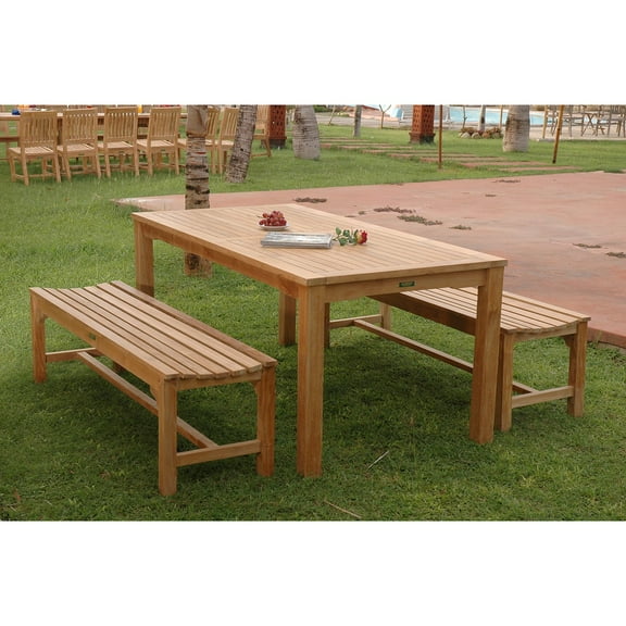 Anderson Teak Hampton 3 Piece Patio Dining Set