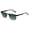 Black, variant on Polarized Men Premium Rectangular Metal Sunglasses - Optical Quality Gradient Lens