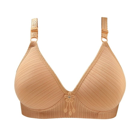 

YANHAIGONG Woman s Comfortable Lace Breathable Bra Underwear No Rims True Bras For Women
