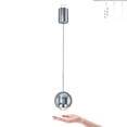 thumbnail image 1 of FSLiving Lampe de Rail Réglable en Hauteur, Spot à Cardan de Type J, Lampe de Rail avec Contrôle de Balayage Manuel, 7W, Gradation Continue, Lampe d'Intérieur pour Îlot, Hauteur Libre, Argent Brillant - 1 Pack, 1 of 8
