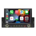 thumbnail image 1 of Car Mp5 Player 6.2 Inches Mp4 Radio Bluetooth Usb Interface for Android-auto iOS Carplay Black, 1 of 5