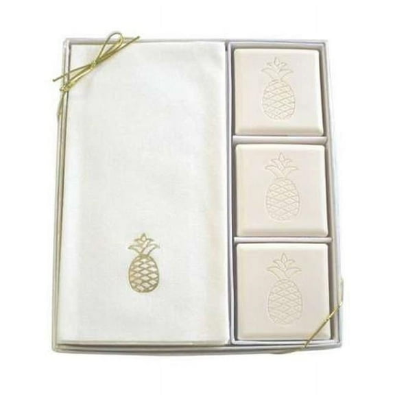 Carved Solutions Eco Luxury Courtesy Gift Set-G-Pineapple Soap