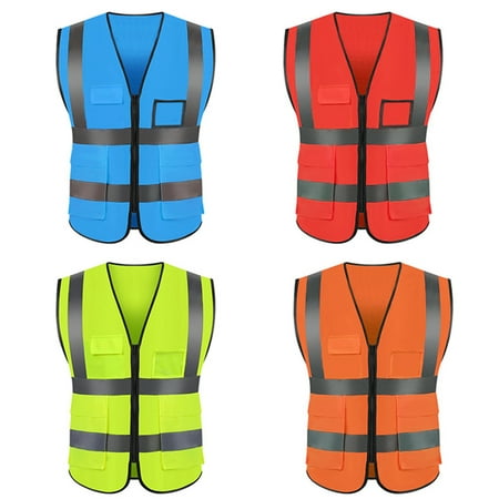 

SPRING PARK VHigh Visibility Reflective Safety Vest Customize Logo Hi Vis Vest Outdoor Protective Workwear for Outdoor