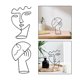 thumbnail image 5 of 2 piezas de asistencia de estatua de estatua de la escultura de la escultura del de la cara del metal para Macarena Escultura de cara abstracta, 5 of 7