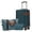 Inky Blue, variant on Luggage Sets 3 Piece Carry on Luggage 22x14x9 Airline Approved, Lightweight Hardshell ABS Suitcases with Wheels, 20 inch, Cream