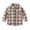 Coffee, variant on LYMAYTER Kids Boys Brushed Shirt Toddler Long Sleeve Plaid Shirt Spring Fall Button T-Shirt for 2-8 Years