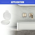 thumbnail image 3 of Vocoste Soap Dish Portable Travel Portable Soap Dish Box Soap Bar Holder White for Travel Camping Gym with Cover, 3 of 7