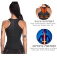 thumbnail image 6 of COMFREE Women's Sauna Suit Sweat Tank Top for Weight Loss Waist Trainer Corset Vest Cincher Body Shaper Neoprene Workout Compression, 6 of 8
