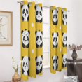 thumbnail image 2 of Cute Panda Blackout Curtains for Bedroom Curtains Insulated Room Darkening Window Drapes for Living Room, 2 of 7