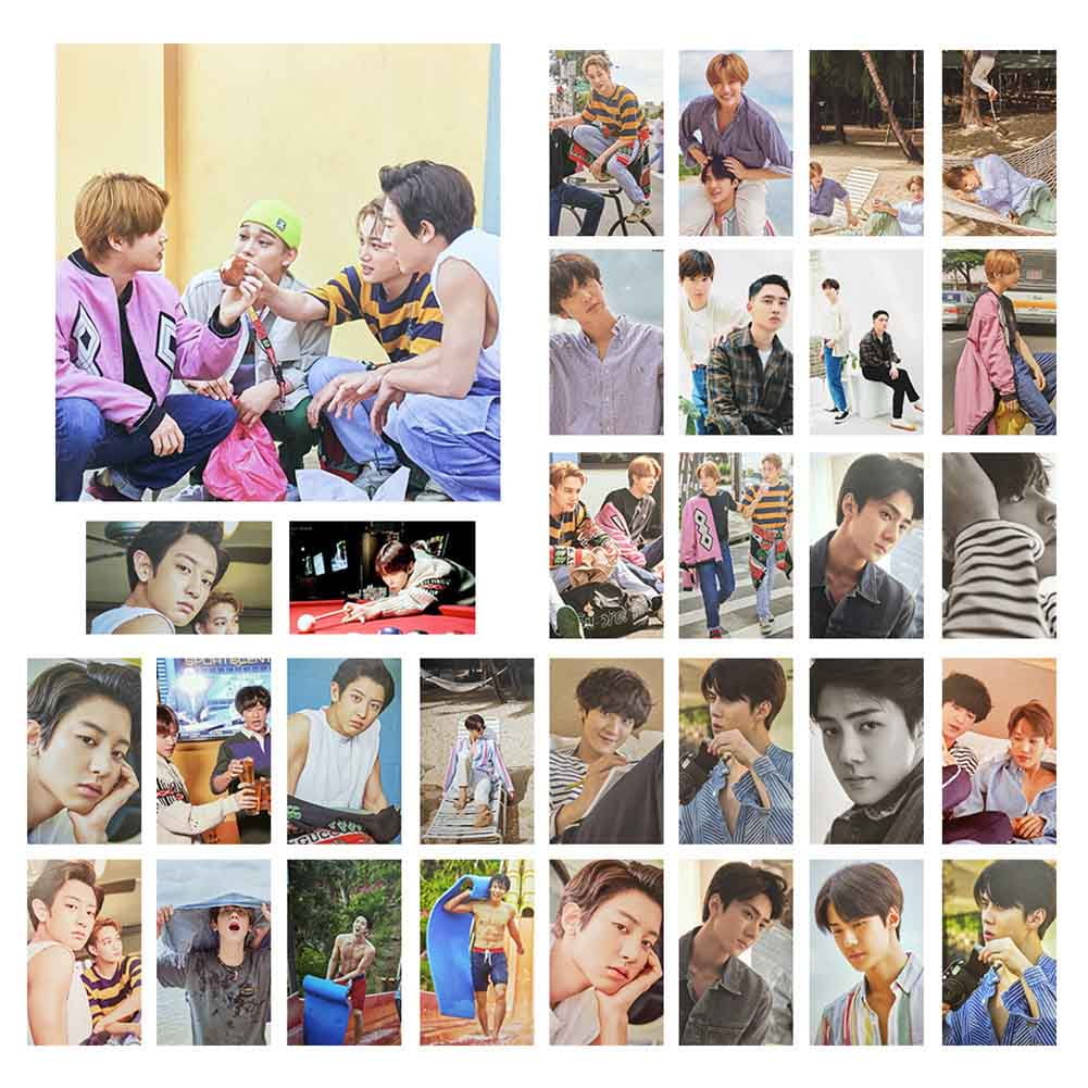 Cyan Oak Kpop Exo Mini Album Photocard Photobook Poster Lomo Cards Gift Card Stickers Walmart Com