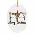 thumbnail image 5 of Hairdresser Plaid Merry Christmas Ornament, 5 of 5