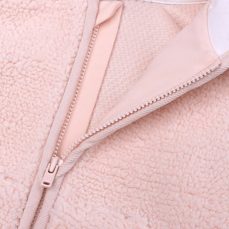 

kpoplk Baby Boy Jacket Baby Sweatshirts Lightweight Zip-up Jackets & Hooded Coats Organic Cotton(Pink)