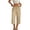 29# Khaki, variant on Womens Capris Plus Size Pants Summer Pull On Petite Ladies High Waisted Drawstring Straight Wide Leg Cotton Gaucho Pants with Pockets Khaki XL