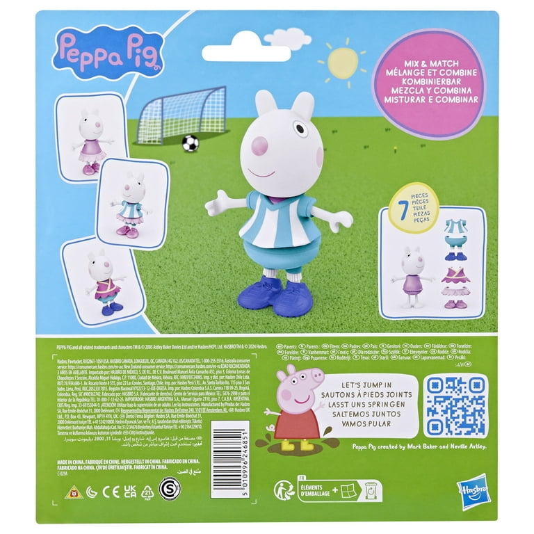 Peppa Pig Suzy Sheep Dress Up 6 Figure with 6 Fashion Accessories Preschool Toys Christmas Gifts for Kids 3