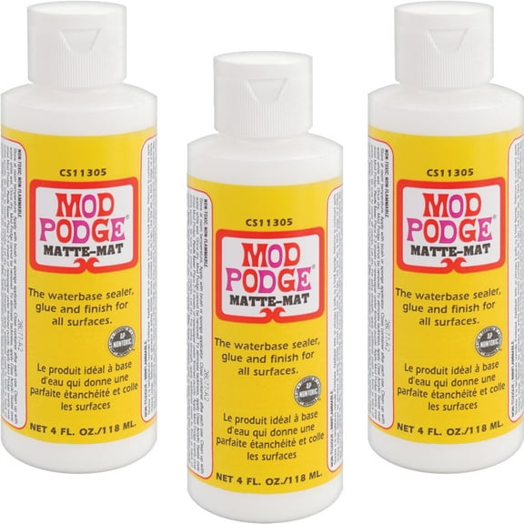 Mod Podge Matte Finish 4oz, Multipack Of 3-