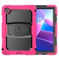 thumbnail image 2 of XYX for Lenovo Tab 10.1 2025 TB-311XU/K10C TB-311FU Case 10.1 inch, 3in1 Heavy Duty Shockproof Tablet Case with Stand, Shoulder Strap, Rose, 2 of 7