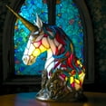 thumbnail image 3 of ACDANC Stained Resin Animal Night Light Resin Stained Glass Bedside Light Home Ornament, 3 of 7