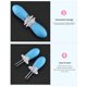 thumbnail image 3 of Advancent 4 pares/8 piezas PP + TPR soportes de maíz con pinchos de acero inoxidable coloridos pinchos de maíz bonitos tenedores de mazorca prácticos Cocina y Comedor Advancent HA021523-00, 3 of 6